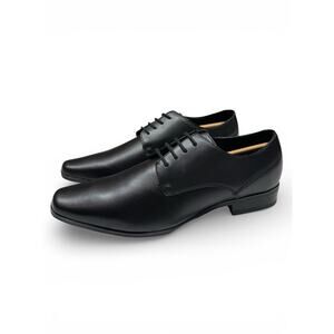 Size-9.5M Calvin Klein Brodie2 Men’s Black Leather Oxford Dress Shoes